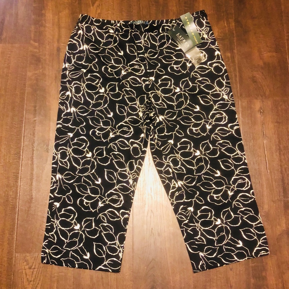 Lauren by Ralph Lauren Petite Crop Stretch Pants